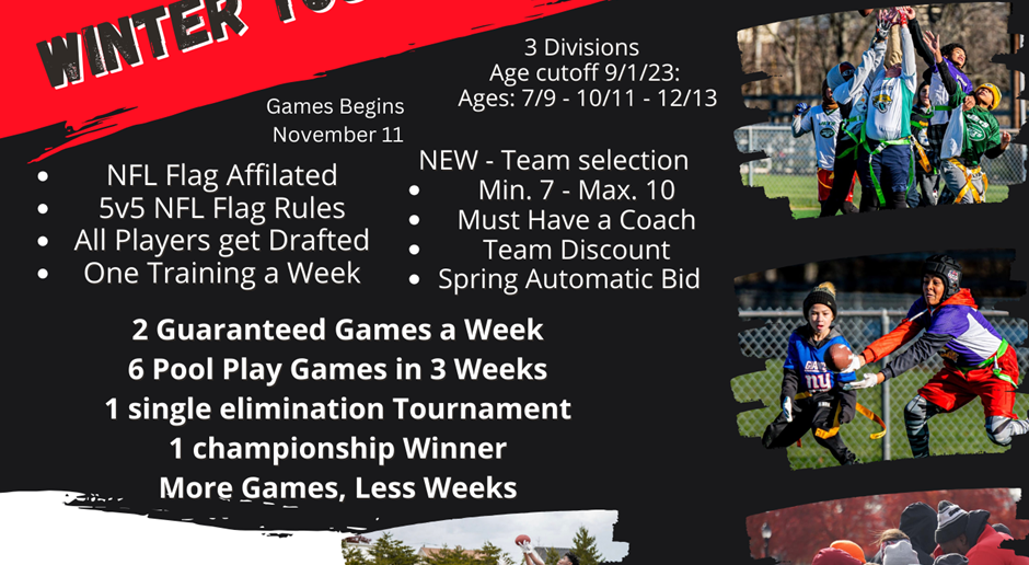 NFL SWAG Flag Football Winter Tournament Series